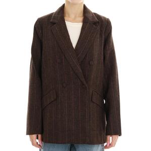 GIACCA GESSATA MARRONE